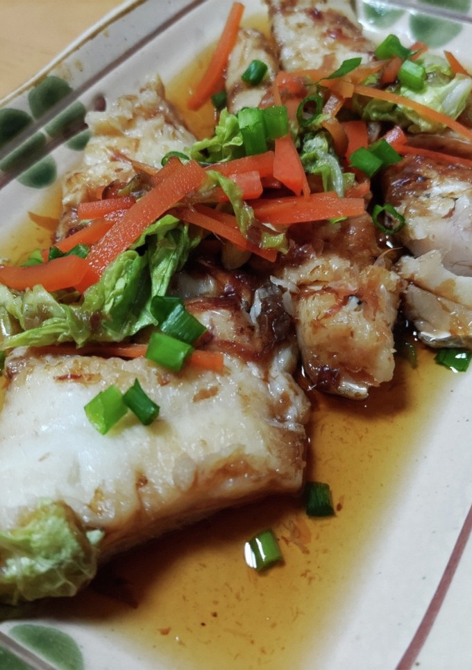 #白身魚活用　おかかの真鱈のアラ煮-レシピのメイン写真