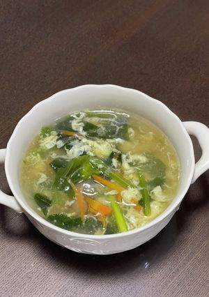 卵と野菜の中華スープ♪-レシピのメイン写真
