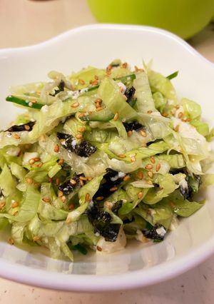 韓国のりと豆腐サラダ-レシピのメイン写真