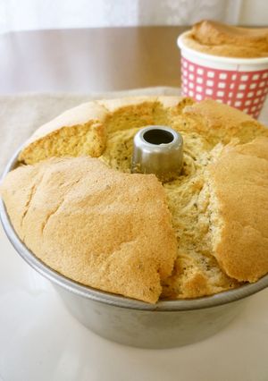 ダイソー12cm型♡紅茶のシフォンケーキ-レシピのメイン写真