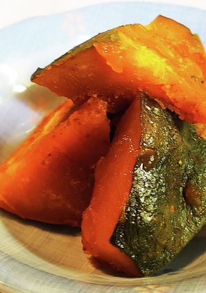 かぼちゃの煮物　★水ナシで早煮え-レシピのメイン写真