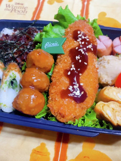 時短お弁当盛り付け記録 のり弁 次男-レシピのメイン写真