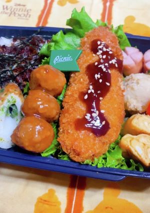 時短お弁当盛り付け記録 のり弁 次男-レシピのメイン写真