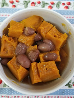 かぼちゃと金時豆のいとこ煮♪-レシピのメイン写真
