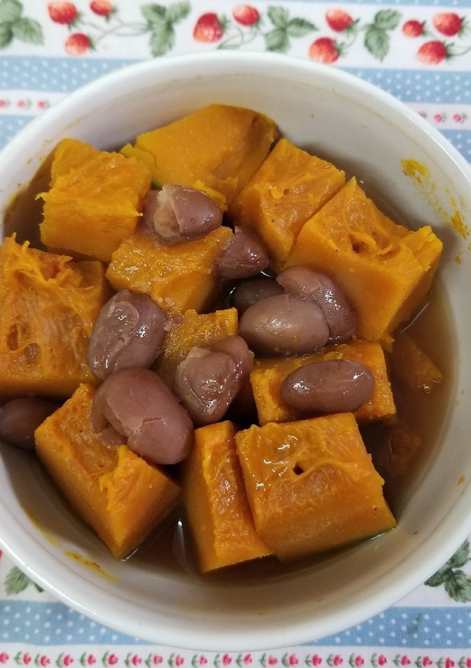 かぼちゃと金時豆のいとこ煮♪-レシピのメイン写真