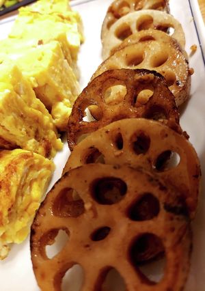 レンコンガーリック焼き-レシピのメイン写真