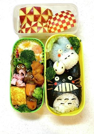 キャラ弁　みんなが好きなとなりのトトロ-レシピのメイン写真
