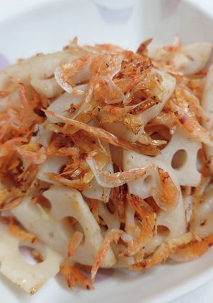 シャキシャキ蓮根と香ばし桜えび-レシピのメイン写真