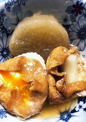 おでんに♪甘いおもち巾着&たまご巾着　-レシピのメイン写真