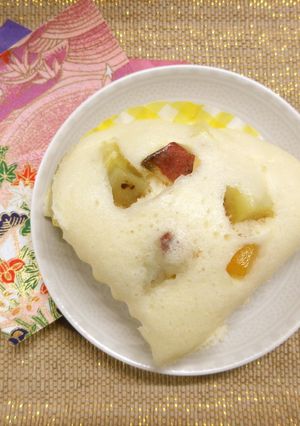 栗きんとん蒸しパン@倉敷市学校給食-レシピのメイン写真