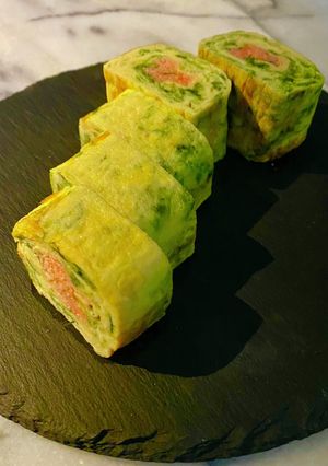 No3123焼きばら海苔と明太子の卵焼き-レシピのメイン写真