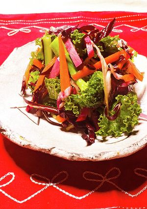 甘酒で作るカラフルサラダ-レシピのメイン写真