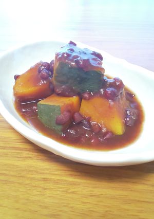 あずき缶で♪簡単♪冬至南瓜(*^O^*)-レシピのメイン写真