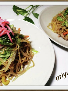 簡単!食事制限 焼きそばの作り方-レシピのメイン写真
