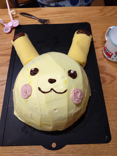 簡単、カワイイピカチュウケーキ!-レシピのメイン写真
