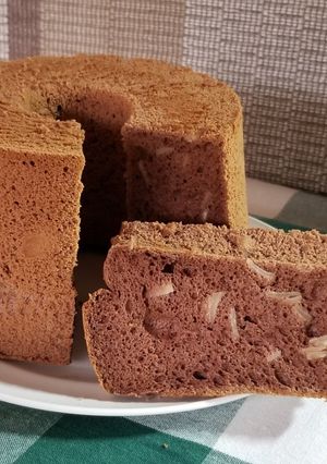 ココアシフォンケーキ(17センチ）-レシピのメイン写真