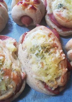 粉200gで作る!【食べきりおかずパン】-レシピのメイン写真