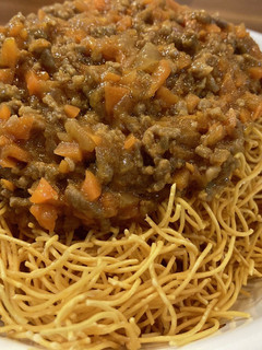 ミートソース皿うどん-レシピのメイン写真