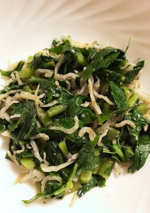 ジャコと大根葉の炒め物-レシピのメイン写真