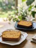 焦がしキャラメル風大豆粉バナナケーキ