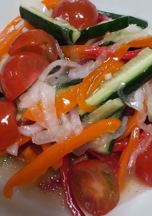 彩り野菜のマリネ♪さっぱり頂こう♡-レシピのメイン写真