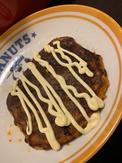 ひき肉で もち明太マヨチーズお好み焼き-レシピのメイン写真