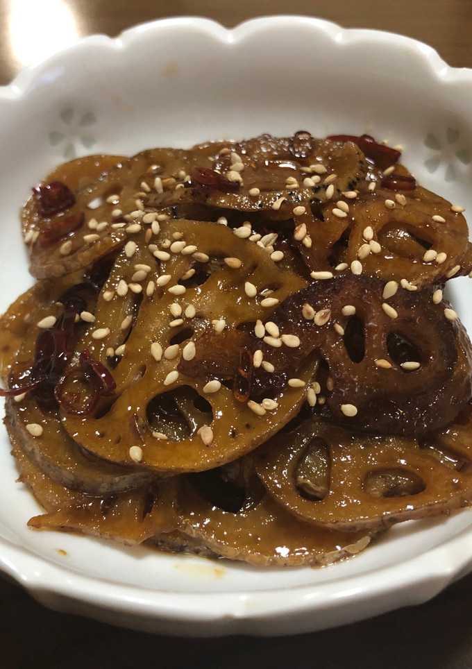 エバラすき焼きのたれで作る蓮根のきんぴら-レシピのメイン写真
