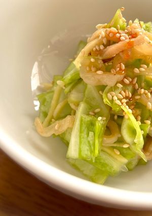 クラゲとキャベツの旨すぎ浅漬け　チョレギ-レシピのメイン写真