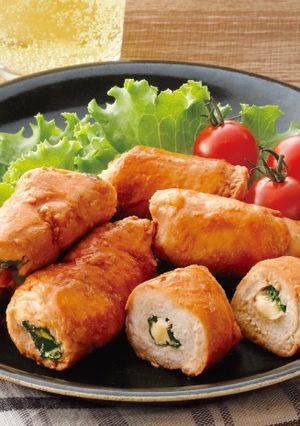 鶏むね肉の大葉チーズ巻き-レシピのメイン写真
