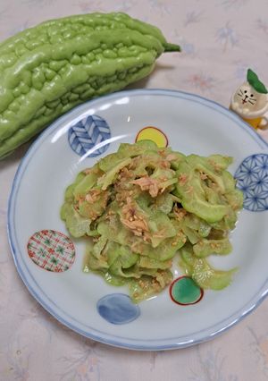 🍀簡単🍀ゴーヤとツナのさっぱりサラダ-レシピのメイン写真
