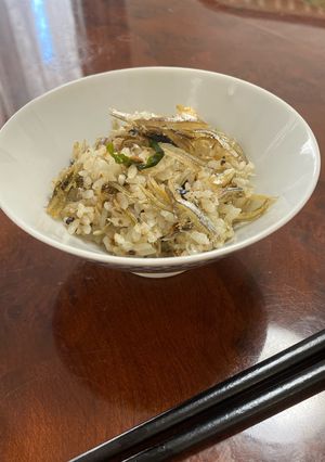 カルシウム補給!小魚の炊き込みご飯-レシピのメイン写真