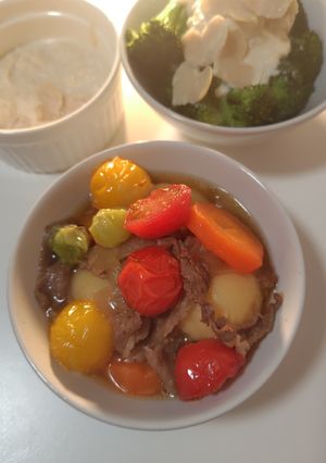 華やか！新じゃが肉じゃが。-レシピのメイン写真