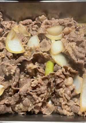 吉野家風の牛丼再現レシピ-レシピのメイン写真
