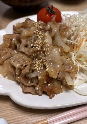 豚バラの生姜焼き-レシピのメイン写真