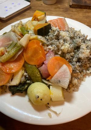 蒸し野菜ご飯-レシピのメイン写真
