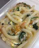 〈離乳食後期〜〉野菜たっぷり納豆卵うどん