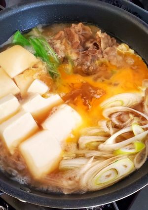 牛丼の具で5分！簡単すき焼き-レシピのメイン写真