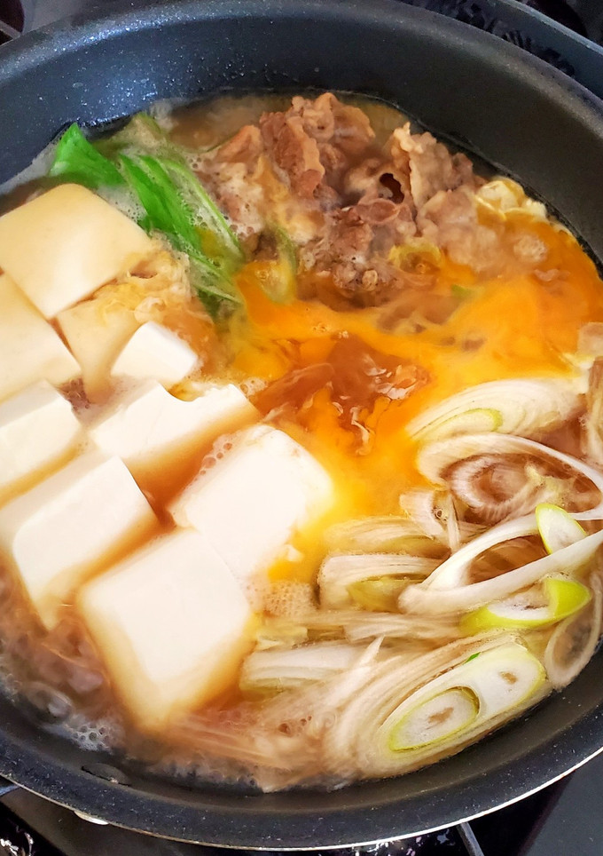牛丼の具で5分！簡単すき焼き-レシピのメイン写真