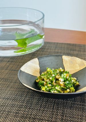 劇的に楽！おくらとみょうがの香味だれ-レシピのメイン写真