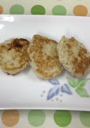 【材料3つ】ふわふわ鶏だんごバーグ-レシピのメイン写真