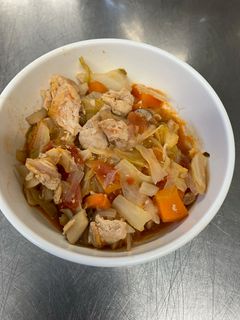 キャベツとトマトの煮物-レシピのメイン写真