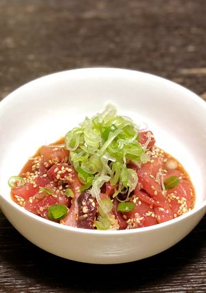 刺身に飽きたら！簡単♪ゴマ鮪-レシピのメイン写真