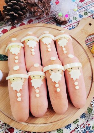 いちごスティックパンで簡単サンタさん♪-レシピのメイン写真