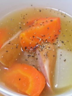 大根とにんじんの生姜スープ-レシピのメイン写真