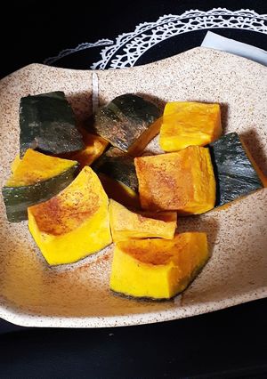 とっても簡単★レンチン蒸かしカボチャ-レシピのメイン写真