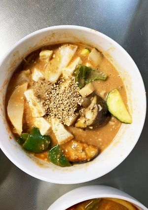 レンジ肉無きな粉トマト煮込味白菜回鍋肉風-レシピのメイン写真