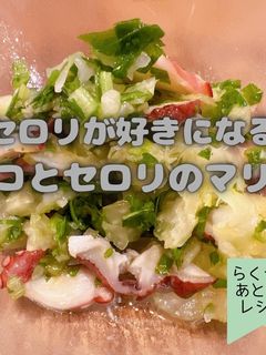 セロリが好きになる!タコとセロリのマリネ-レシピのメイン写真