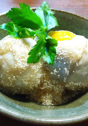 里芋の煮物　たらこ餡かけ-レシピのメイン写真