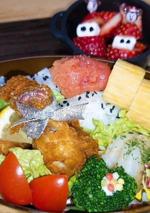 娘のクリスマスお弁当　R4.12.23-レシピのメイン写真