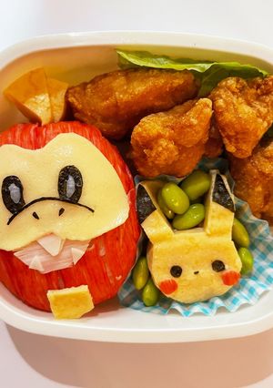 ポケモン　キャラ弁　ホゲータ　お弁当-レシピのメイン写真